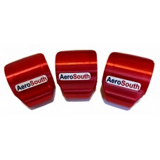 AeroSouth, Sunfish Mainsheet Hanger Clip (Set of 3, Red), SNF-MNS-HNG-CLP