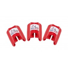 AeroSouth, Sunfish Mainsheet Hanger Clip (Set of 3, Red), SNF-MNS-HNG-CLP