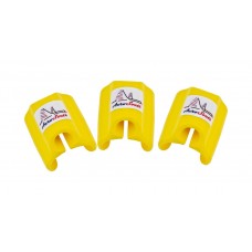AeroSouth, Sunfish Mainsheet Hanger Clip (Set of 3, Yellow), SNF-MNS-HNG-CLP-Y