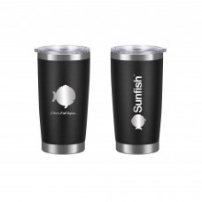 SERO Sailing, Sunfish 20 oz Vacuum Insulated Tumbler, Black, SER-25623