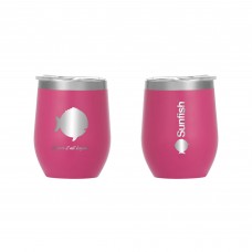 SERO Sailing, Sunfish 12 oz Vacuum Insulated Wine Tumbler, Hot Pink, SER-25630