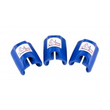 AeroSouth, Sunfish Mainsheet Hanger Clip (Set of 3, Blue), SNF-MNS-HNG-CLP-B