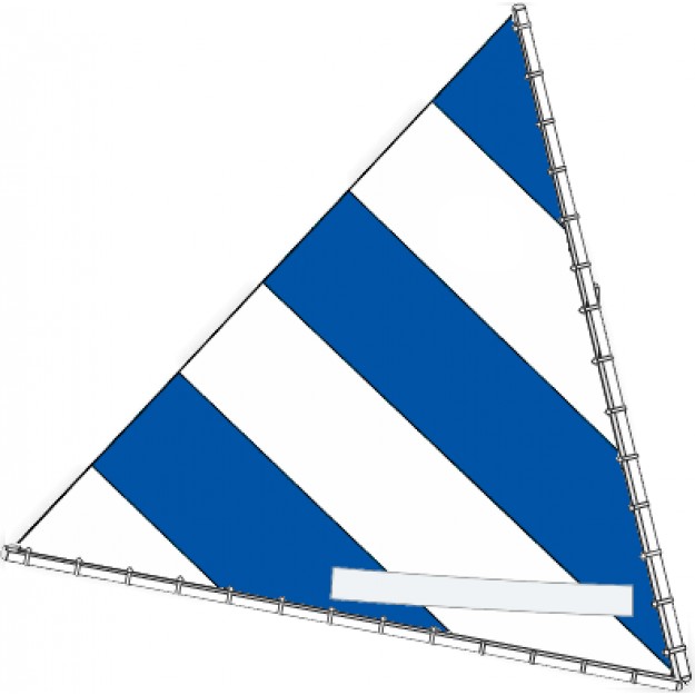 Minifish® Sail in Blue and White 